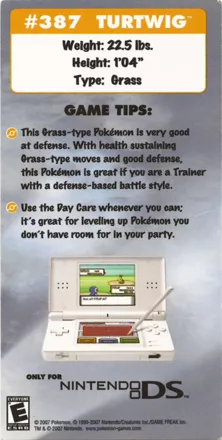 Pokemon Pearl Version ROM | NDS Game screenshot