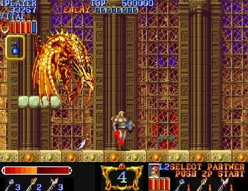 Magic Sword Rom Download screenshot