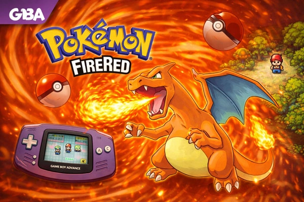 Pokemon – Fire Red Version – (V1.1) ROM Download screenshot